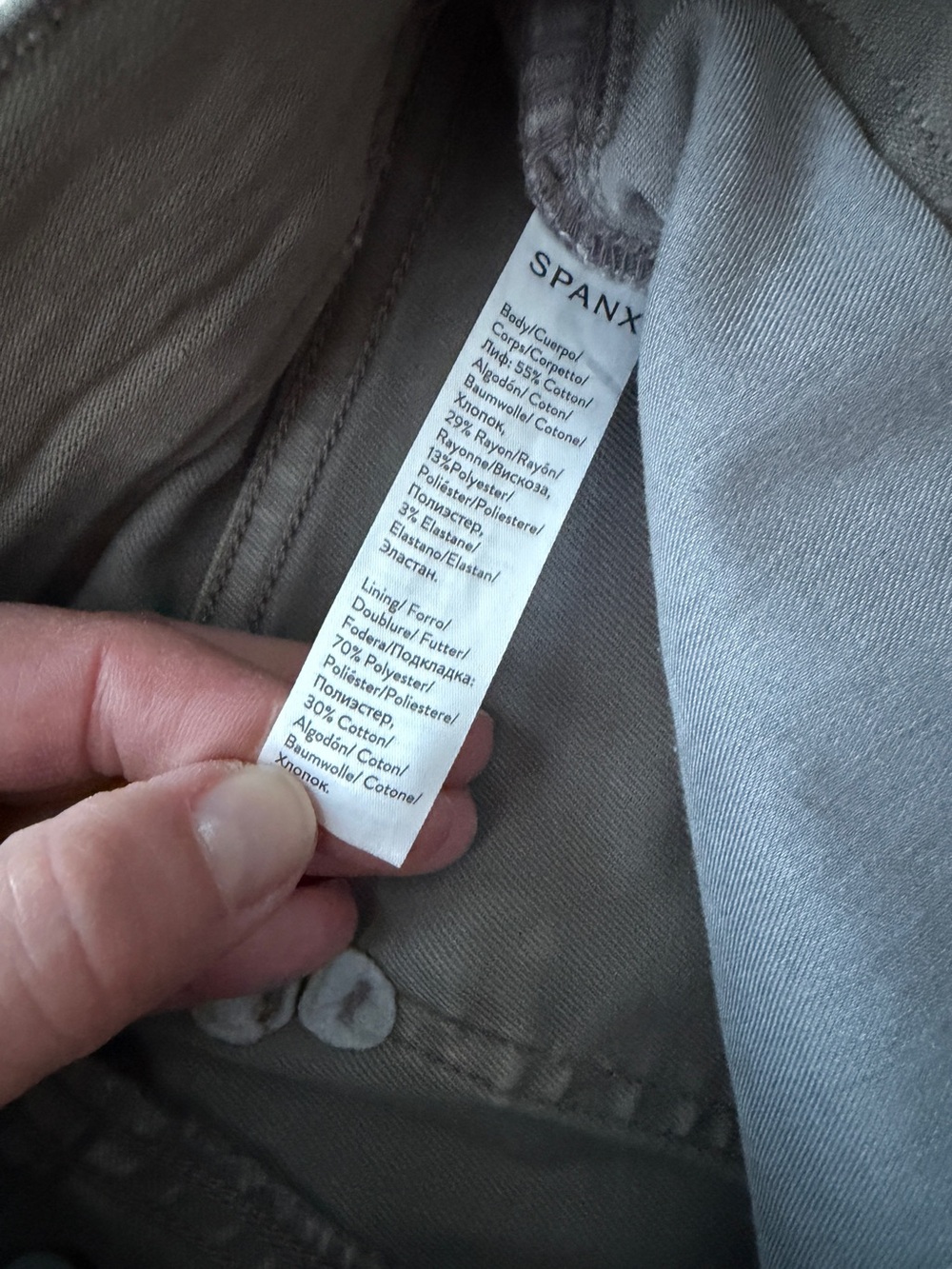 SPANX Stretch Twill Ankle Cargo Pants Size M - Picture 6 of 9